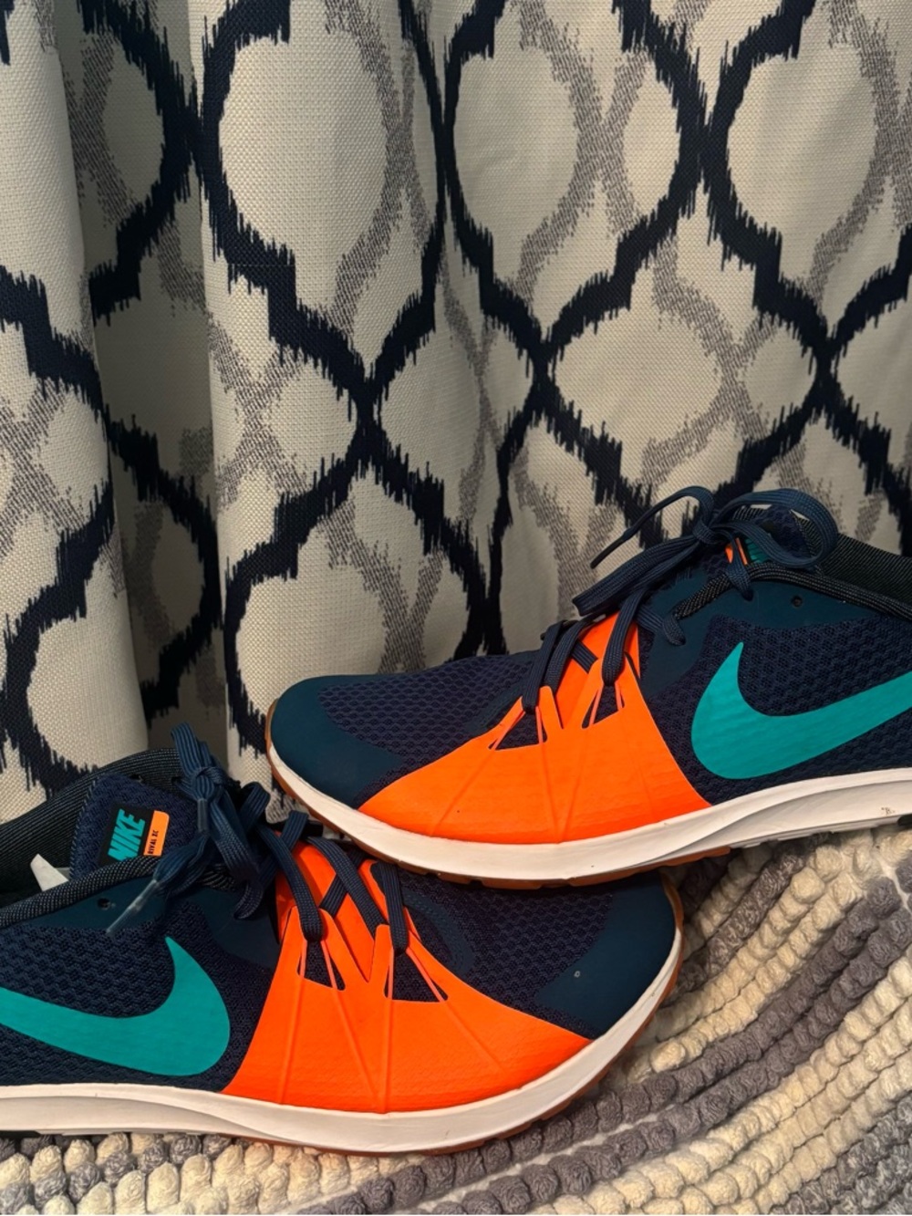 Nike Zoom Rival XC Men's Navy, Teal & Orange Track and field, Athletic